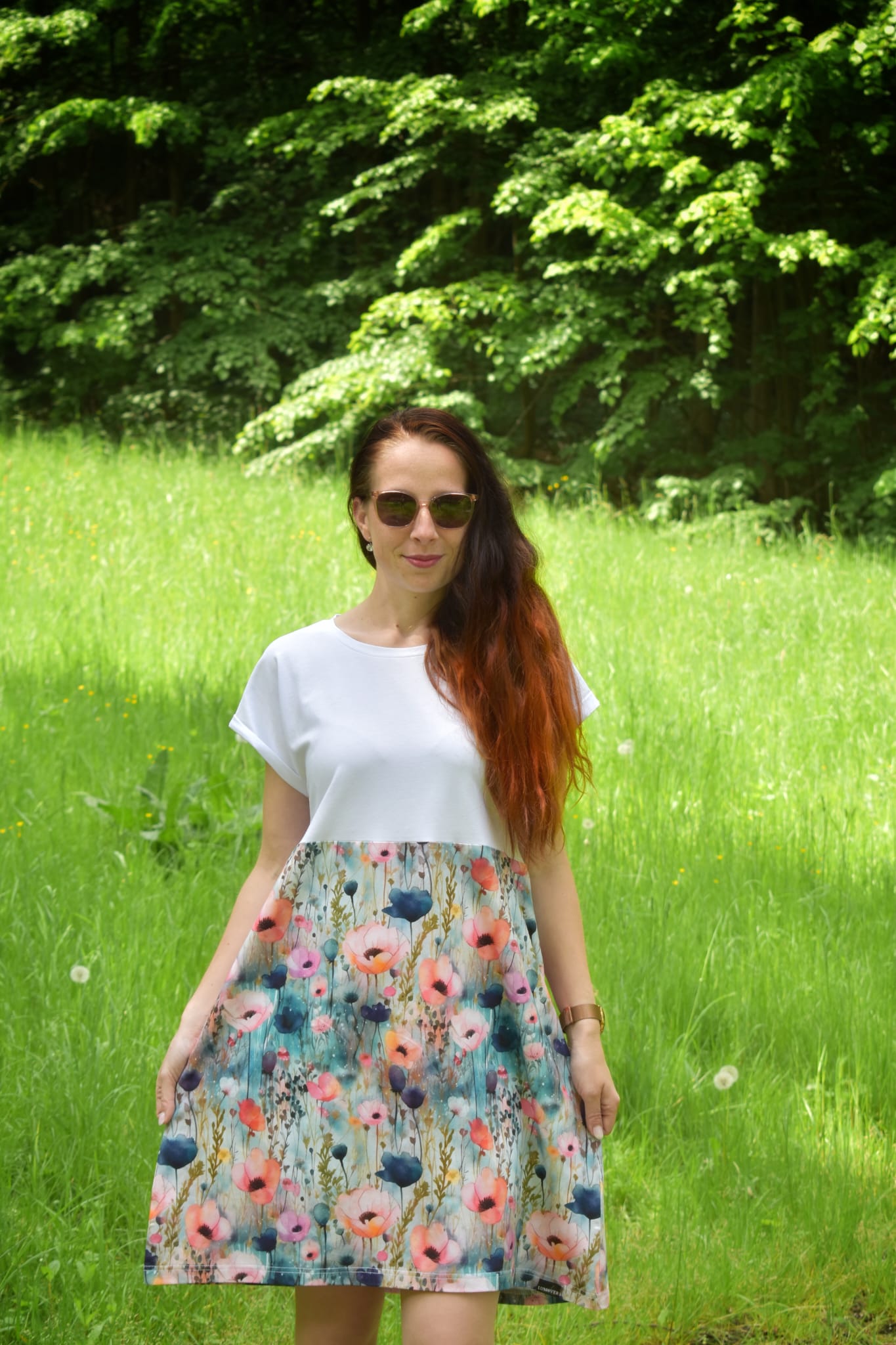 Šaty Lucy - MALOVANÉ KVĚTY