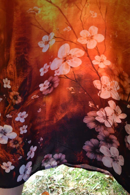 Šaty FLOWING CHARM - FLOWER FIRE