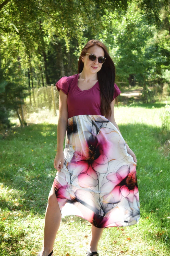 Šaty FLOWING CHARM - BLOOMING ENERGY