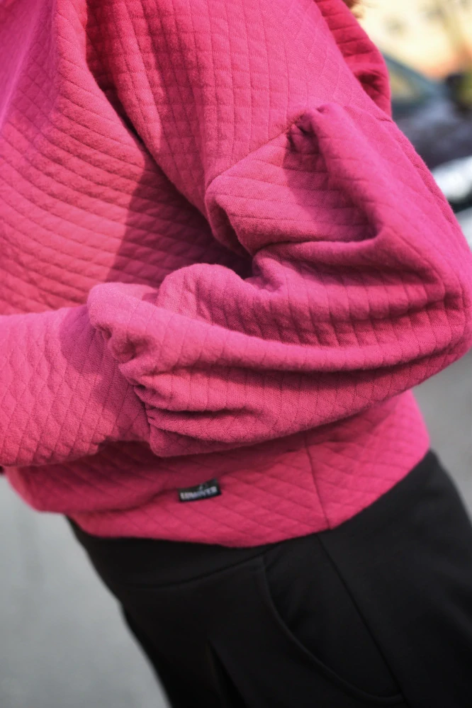 Mikina MATRIX - Pink Garnet