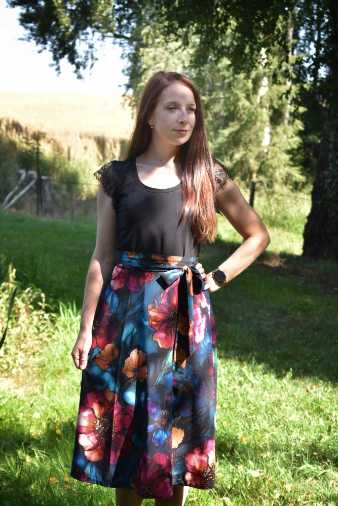 Zavinovací sukně BREEZE WRAP - WILD DESIRE