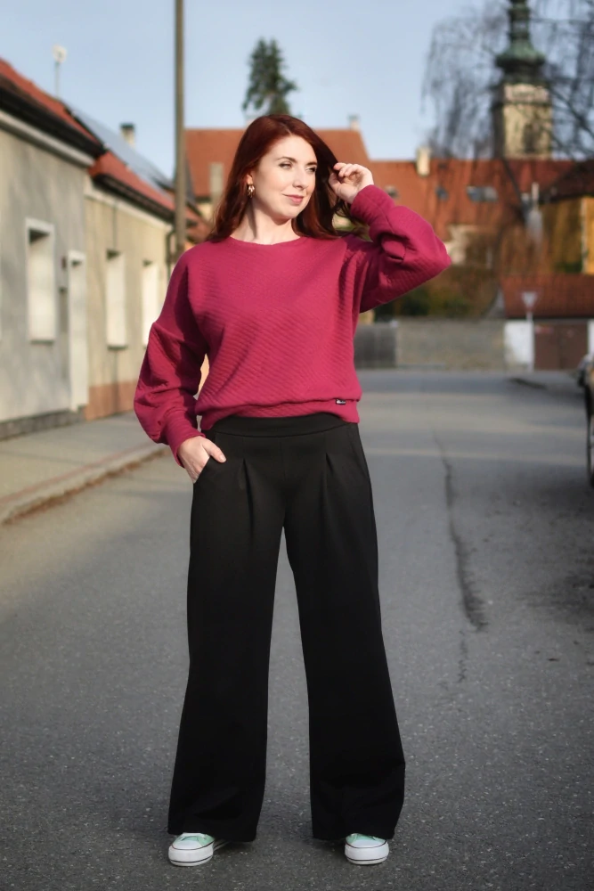 Mikina MATRIX - Pink Garnet