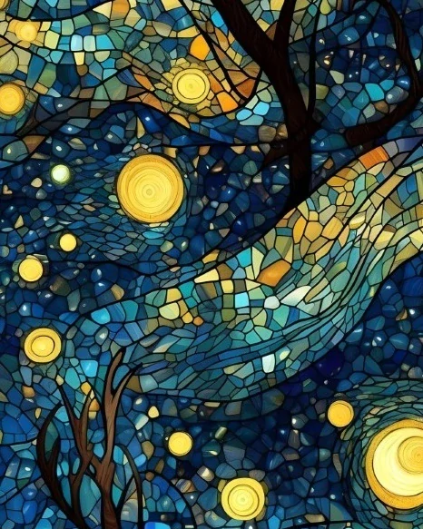 Šaty Harmony - Starry night