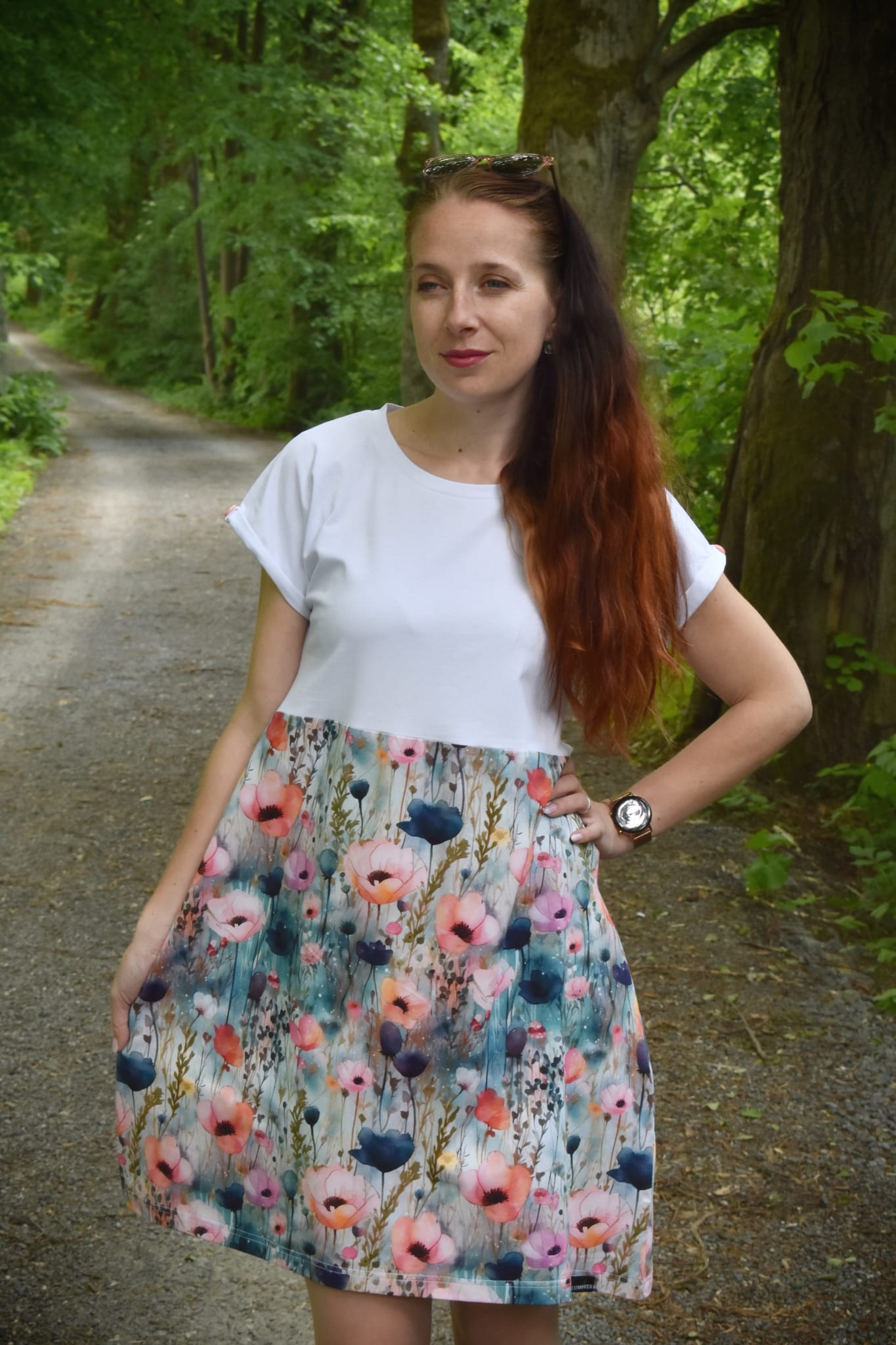Šaty Lucy - MALOVANÉ KVĚTY