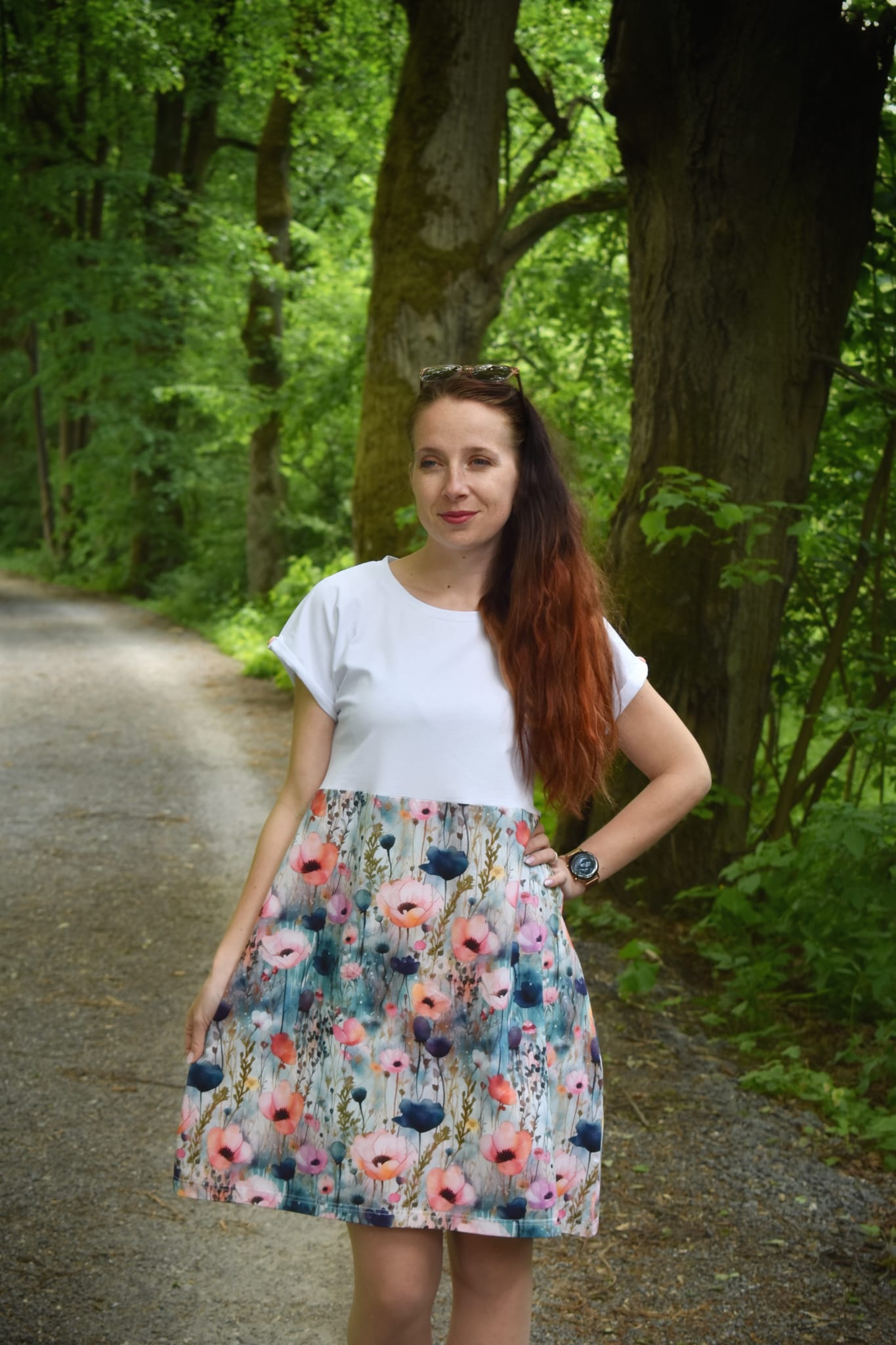 Šaty Lucy - MALOVANÉ KVĚTY