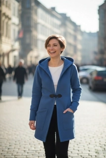 Cardigan MODRÝ