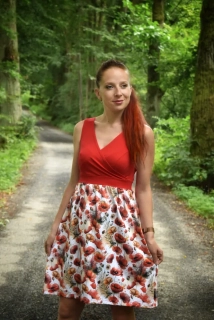 Šaty PRETTY - makové