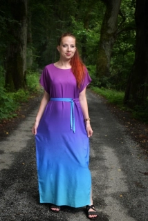 Letní šaty PAVUČINKA - OMBRE