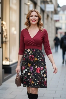 Šaty Muse - Burgundy muse