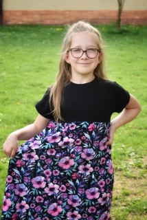 Dětské šaty Little Lucy - Květinové