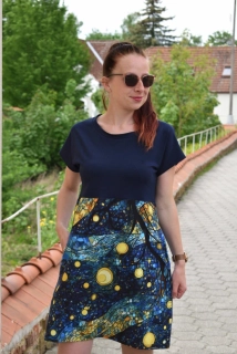Šaty Lucy - Hvězdná obloha
