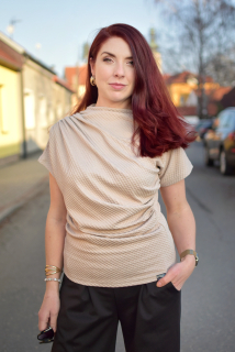 Řasený top TWIST - The Motion