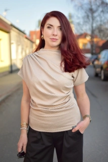 Řasený top TWIST - The Motion