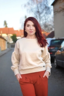Mikina MATRIX - Beige Diplomat